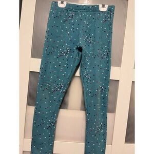 Carters Kids Size 14 Red White Blue polka dot stars thick leggings